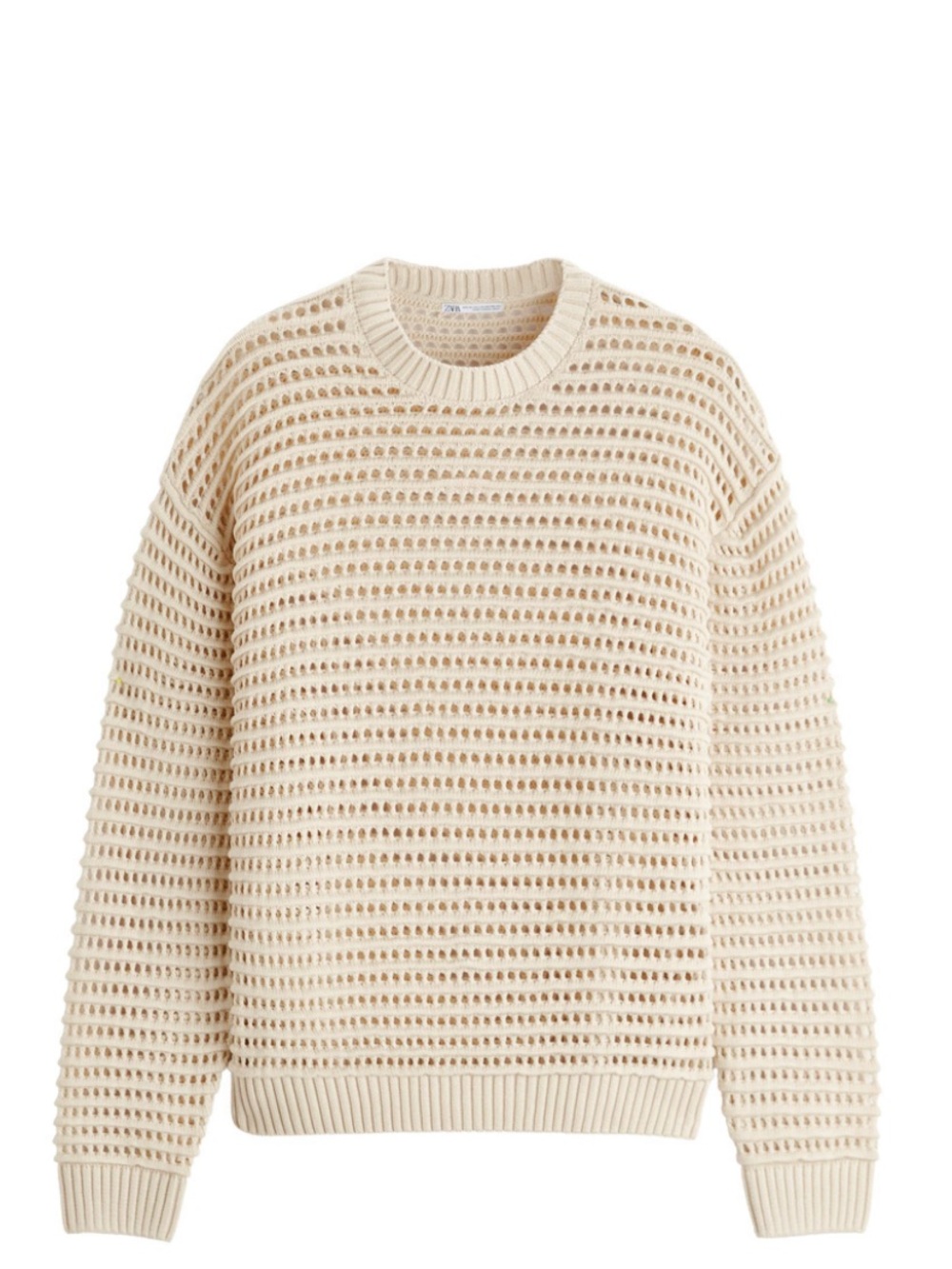 ZARA CROCHET PATTERN SWEATER